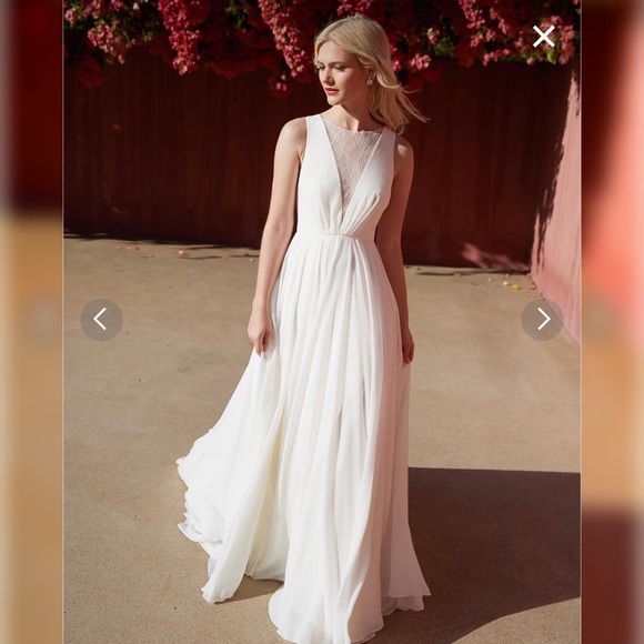 Jenny Yoo Fallon Wedding Gown Size 0 NWOT - Picture 5 of 10